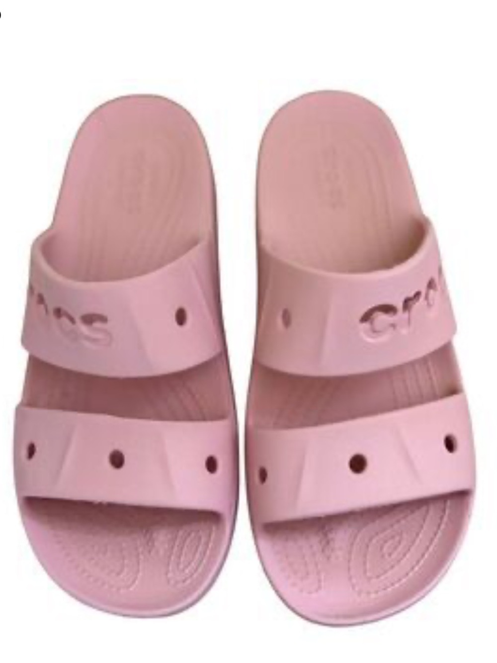 Crocs Baya Platform Slide Sandals in the Petal Pink, size W11, NWT